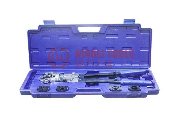 2.9 กก. DL-1432-B เครื่องมือย้ำแบบแมนนวล 14 มม. 16 มม. 20 มม. พร้อมหัวหมุนได้