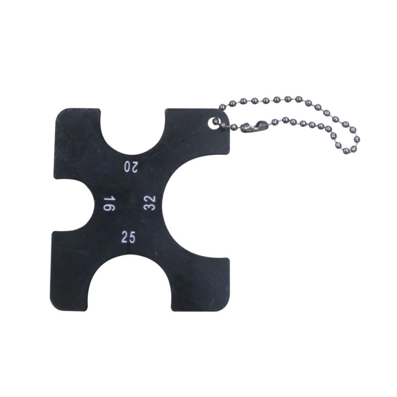 DL-1232-24 4 In 1 Pipe Caliper Gauge Tool Black เส้นผ่านศูนย์กลางท่อวัด