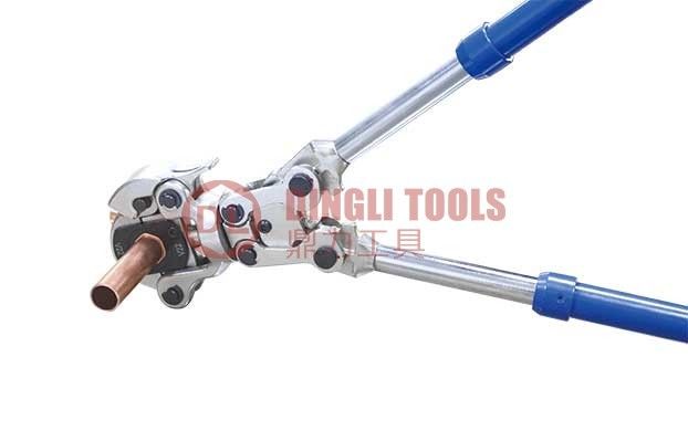 DL-1432-A เครื่องมือจีบท่อประปาแบบแมนนวล Pex Fitting Crimp Tool พร้อมแม่พิมพ์ V / H
