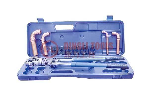 DL-1432-A เครื่องมือจีบท่อประปาแบบแมนนวล Pex Fitting Crimp Tool พร้อมแม่พิมพ์ V / H